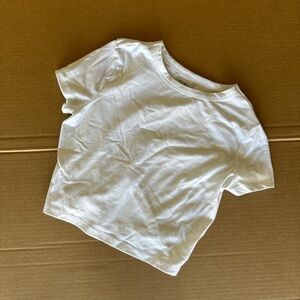 White Crop Top